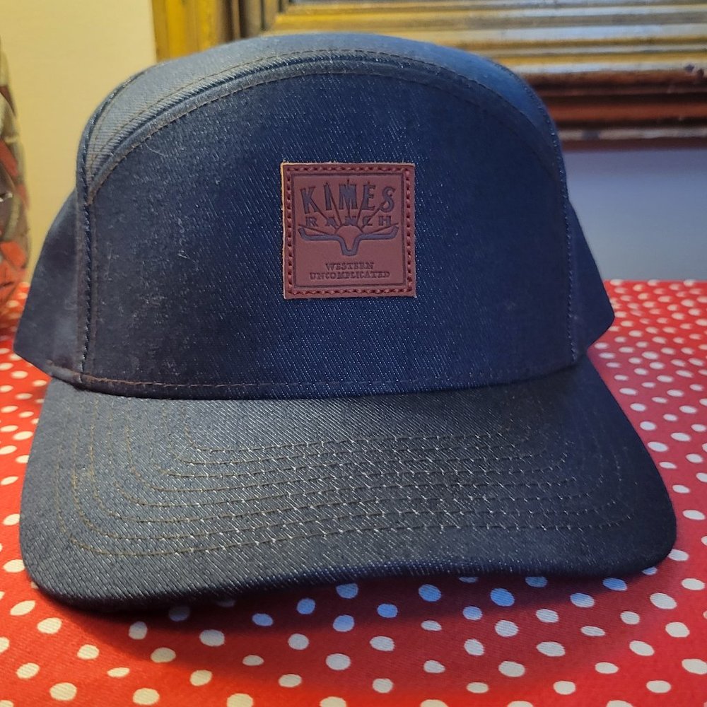 NWOT Kimes Ranch Western denim baseball cap